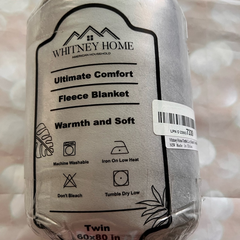Plush Gray Blanket - Picture 8 of 8